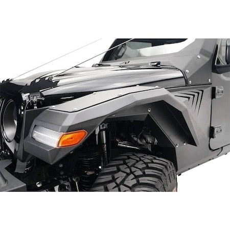 Fab Fours 18-C JEEP JL INTEGRATED LIGHT WIDE FLARE W/ BASE FENDER JL2006-1